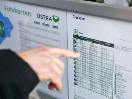 Fahrplan der Üstra