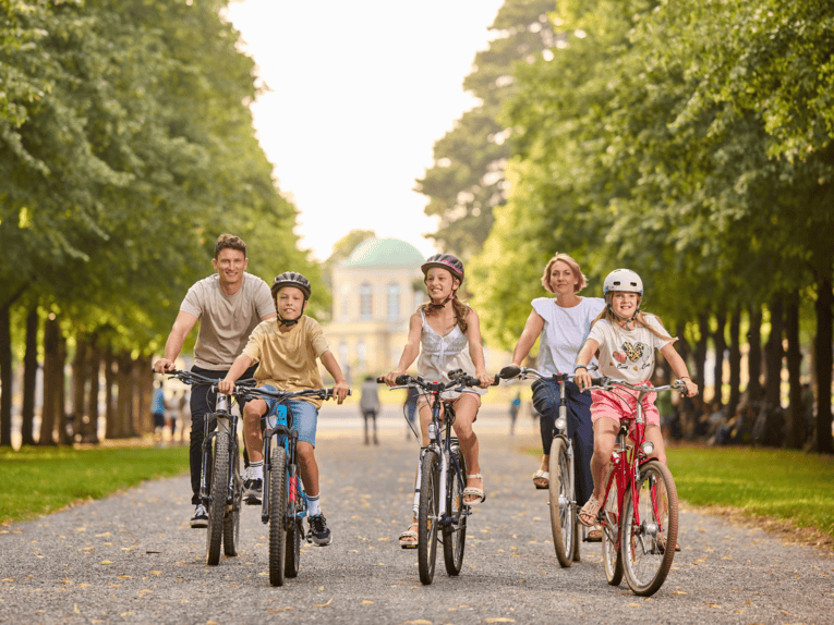 Familie Fahrrad Herrenhausen